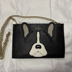 KATE SPADE FRENCH BULLDOG ANTOINE SIMA MA CHERIE  CROSSBODY